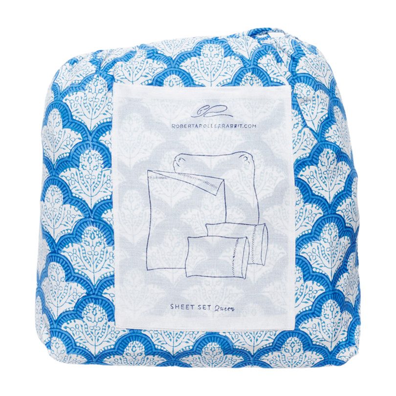 Jemina Sheet Set, Blue Sheets