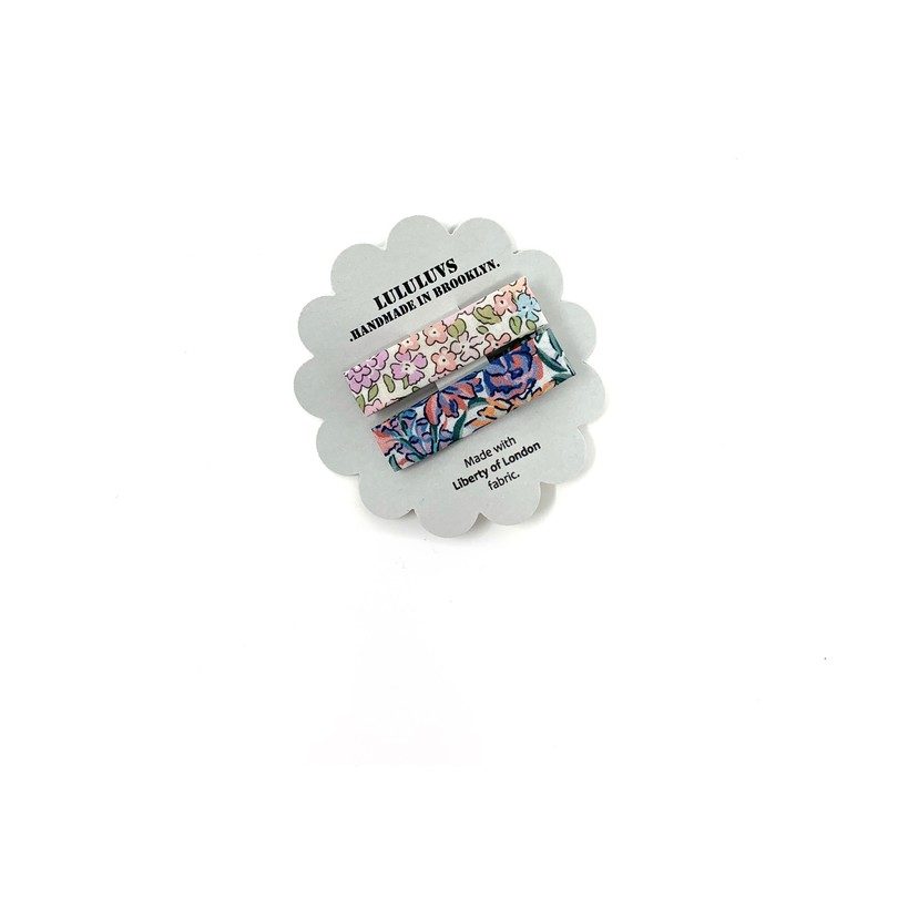 Liberty Bar Clips, set of 2, Spring Blooms and Watercolor Florals Liberty Bar Clips, set of 2, Spring Blooms and Watercolor Florals