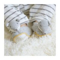 Crochet Wolf Booties