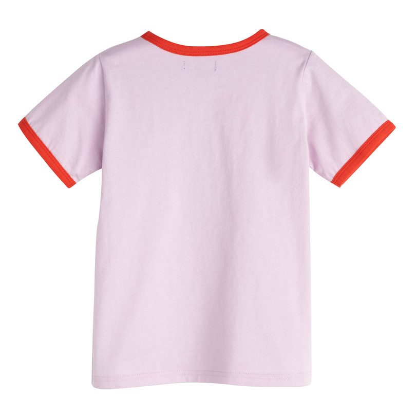 Camping Squad Tee, Lilac - Tops - Maisonette