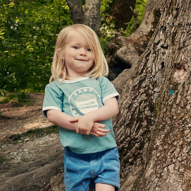 Honor Camper Tee, Sky Blue Honor Camper Tee, Sky Blue