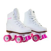 Rink Skates, White/Pink