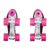Rink Skates, White/Pink