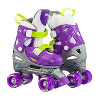 Adjustable Quad Skates, Purple