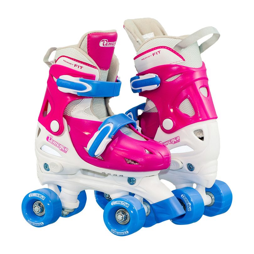 Quad Roller Skate Combo Set, Pink Sports