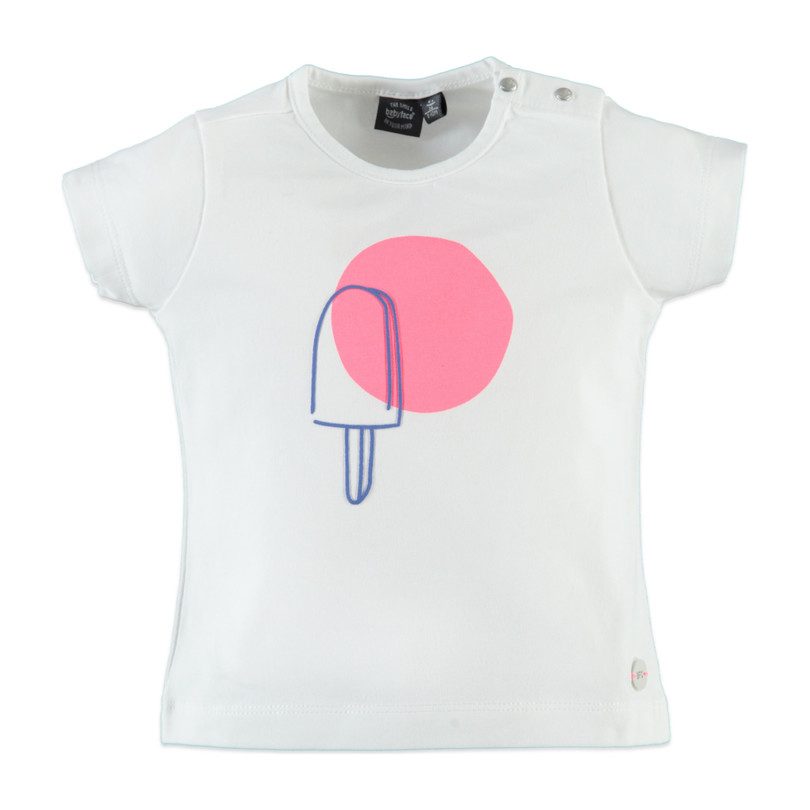 Popsicle Tee, White Popsicle Tee, White