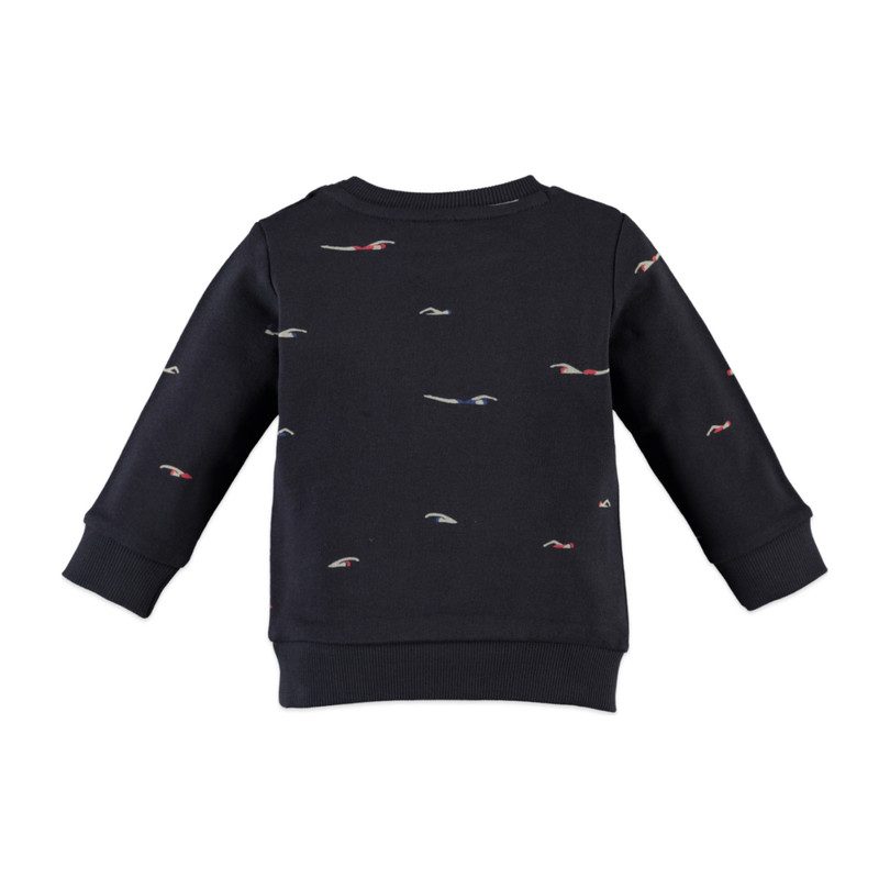 Swimmer Sweatshirt, Ink Swimmer Sweatshirt, Ink