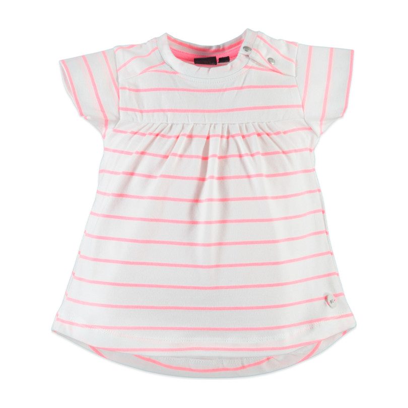 Striped Top, Neon Pink Striped Top, Neon Pink