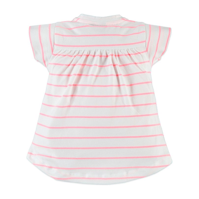 Striped Top, Neon Pink Striped Top, Neon Pink