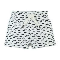Printed Shorts, Off White