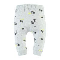Little Houses Sweatpants, Light Grey Melee