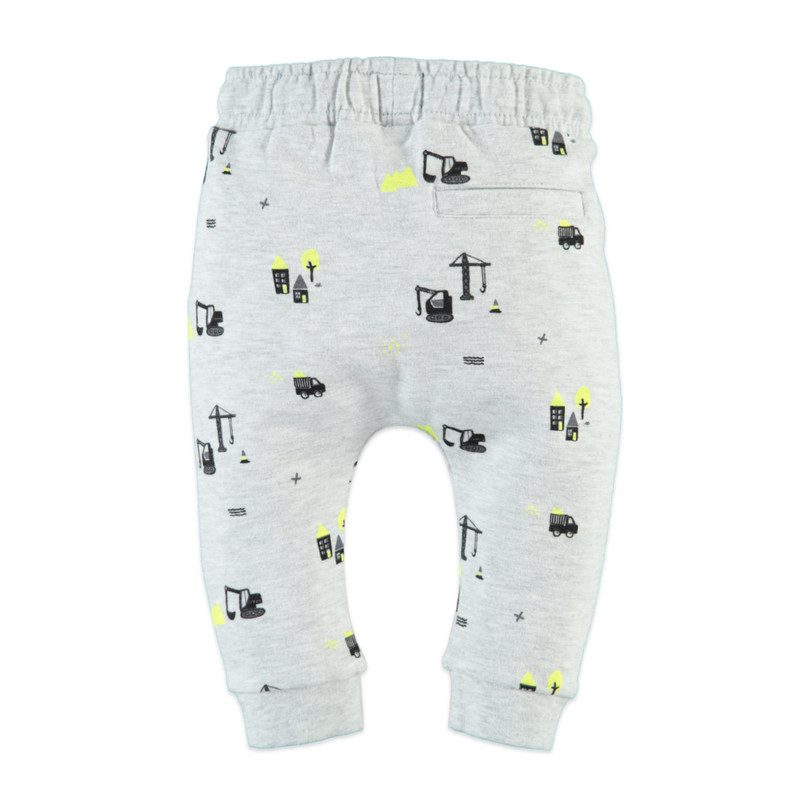 Little Houses Sweatpants, Light Grey Melee Little Houses Sweatpants, Light Grey Melee