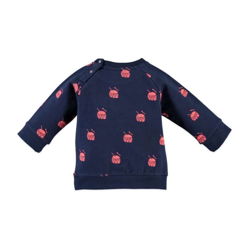 Drums Sweatshirt, Indigo Drums Sweatshirt, Indigo
