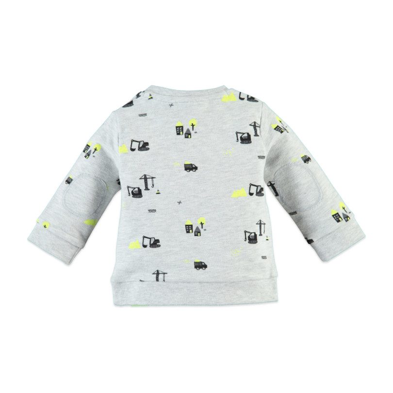 Little Houses Sweatshirt, Light Grey Melee Little Houses Sweatshirt, Light Grey Melee