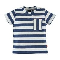 Stripe Short Sleeve Tee, Dutch Blue