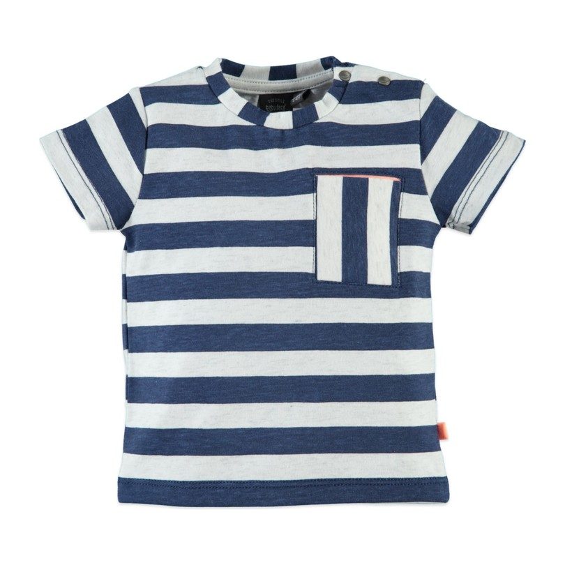 Stripe Short Sleeve Tee, Dutch Blue Stripe Short Sleeve Tee, Dutch Blue