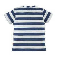 Stripe Short Sleeve Tee, Dutch Blue