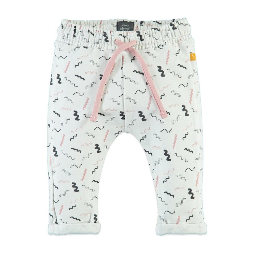 Printed Sweatpants, Crème Printed Sweatpants, Crème