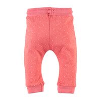 Dots Sweatpants, Coral Red