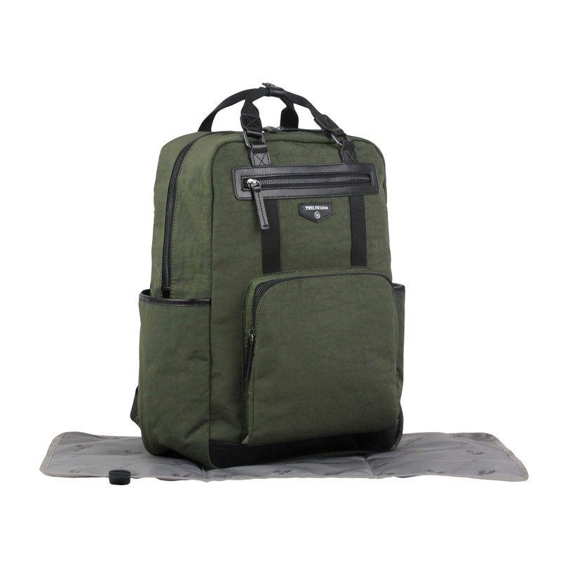 Unisex Courage Diaper Backpack, Olive - Diaper Bags & Luggage - Maisonette