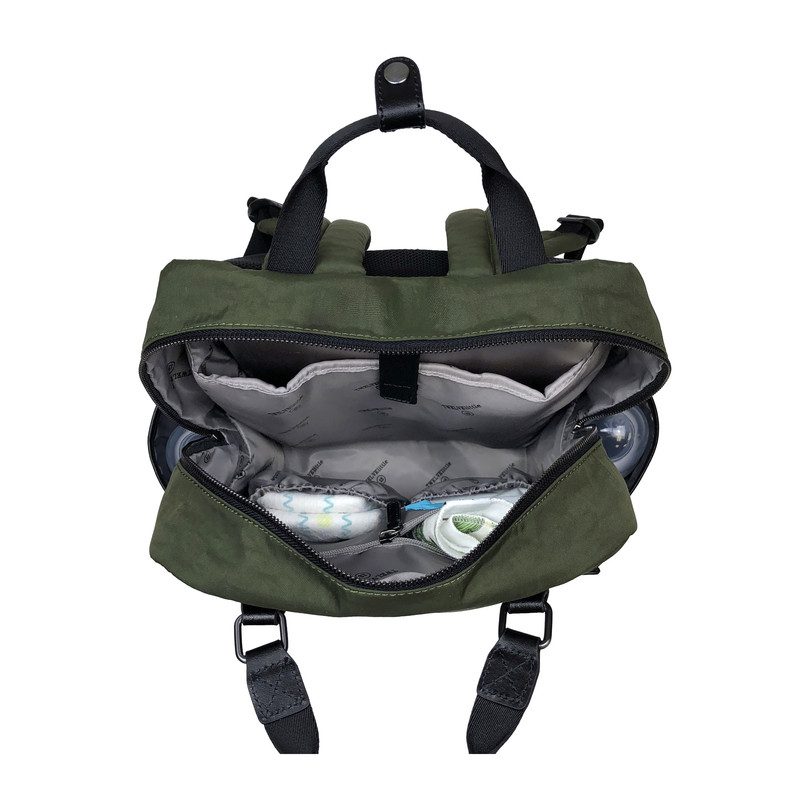 Unisex Courage Diaper Backpack, Olive - Diaper Bags & Luggage - Maisonette