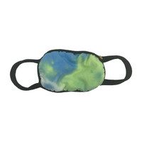 Tie Dye Face Mask Set of 2, Navy Blue & Ocean Blue
