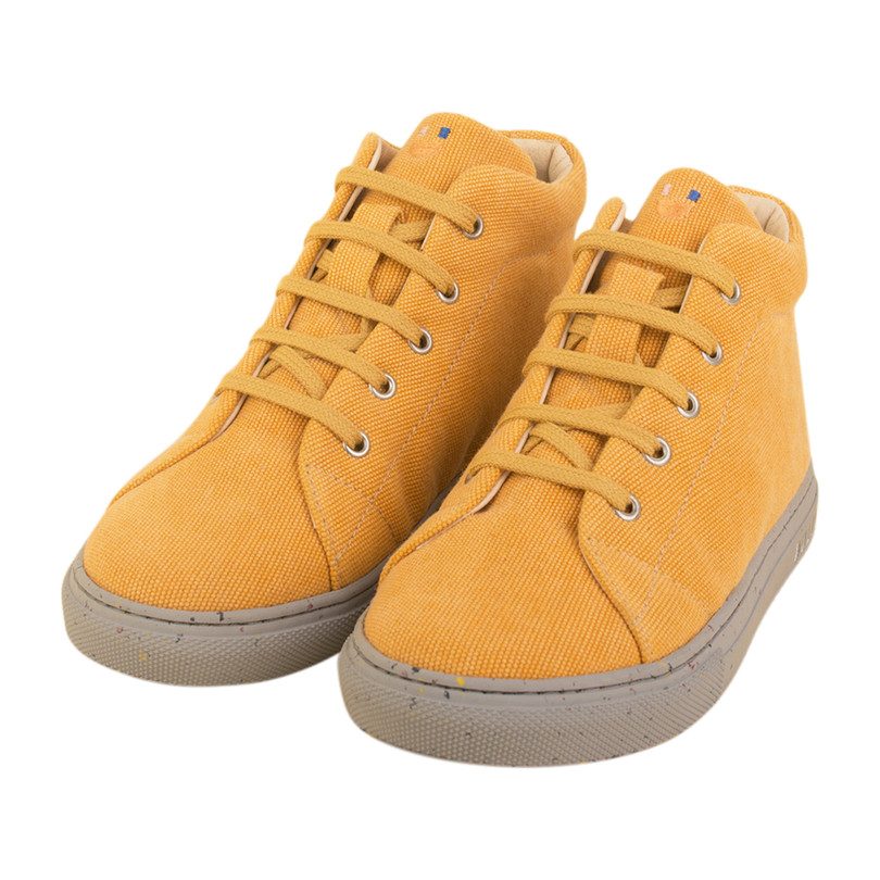 Eco Mid Sneaker, Yellow Eco Mid Sneaker, Yellow
