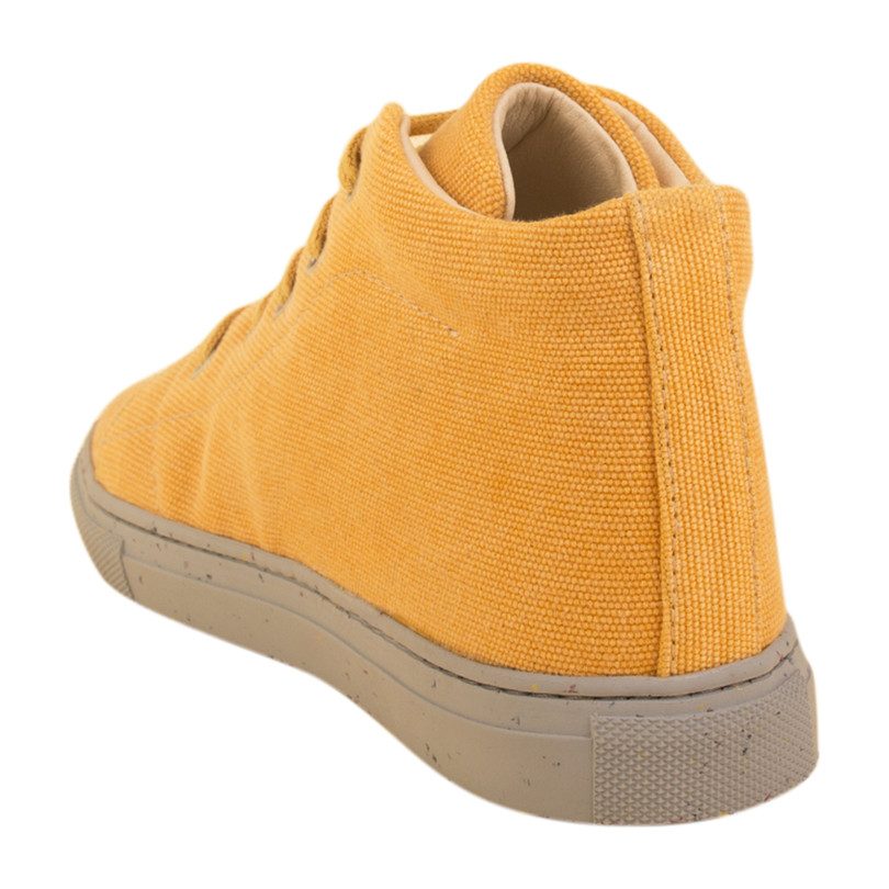 Eco Mid Sneaker, Yellow Eco Mid Sneaker, Yellow