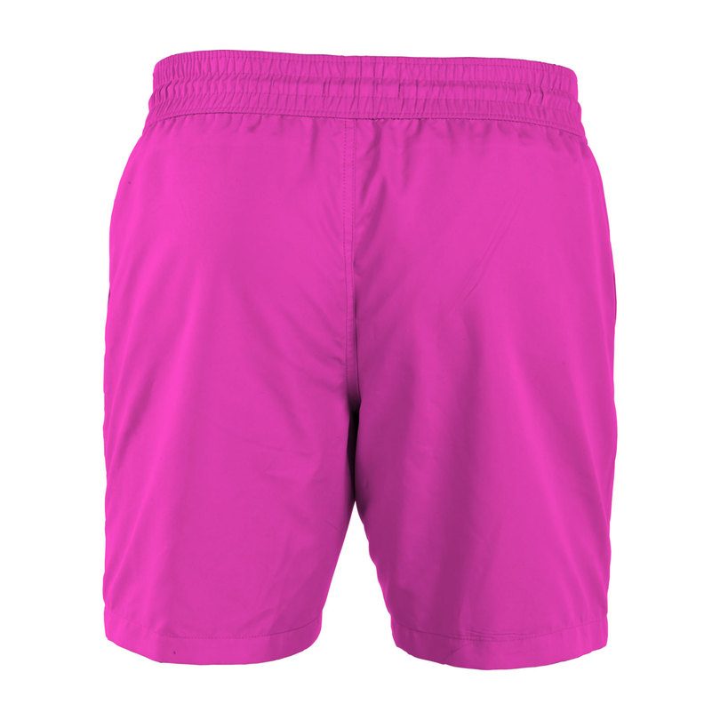 neon pink swim trunks